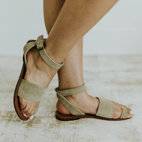 Free People Torrance Anklet Suede Wrap Sandal Size EU 39 - Picture 4 of 15